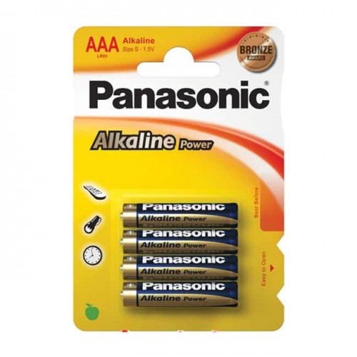 Элемент питания Panasonic   LR03 Alkaline Power 4BL  CN   48/240 ...