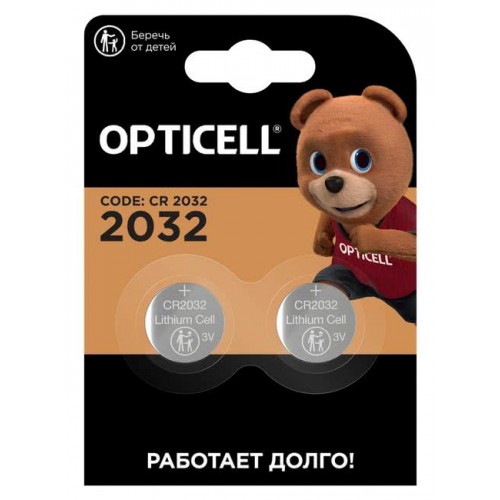 Элемент питания D OPTICELL SPECIALTY CR2032 2BL (2/20/200/33600) ...