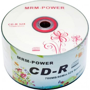 Диск оптический MRM  CD-R 700MB 100in (Код: УТ000037495)