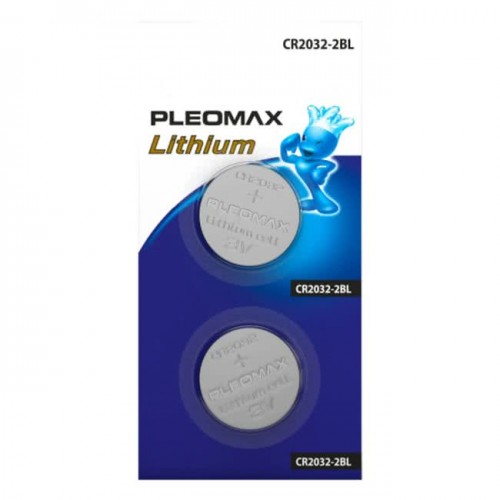 Элемент питания SAMSUNG PLEOMAX CR2032 2BL Lithium (60/240/43200)
