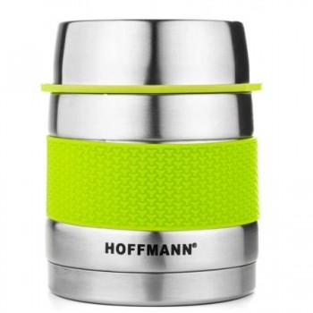 Термос Hoffmann НМ 21114, ланч бокс, 1,0л, зелёный (для еды) (Код: УТ000019932)