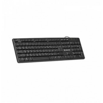 Проводная клавиатура DEFENDER Element HB-520 USB KZ,черный,полноразмерная (Код: УТ000033357)
