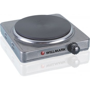 Плитка электрическая Willmark HS-115G (1 чугунная конф.1500Вт, корпус из нерж.стали, цвет серый) (Код: УТ000019788)