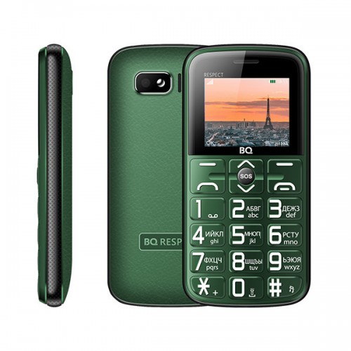 Мобильный телефон BQ 1851 Respect РСТ 32Mb/32Mb Зеленый