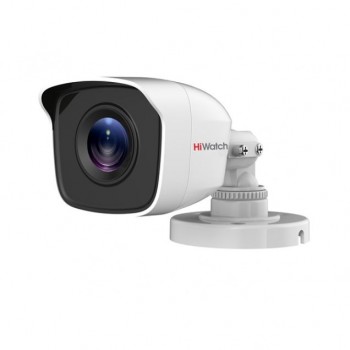 Видеокамера аналоговая 2 Mp уличная HiWatch цилиндрическая, f: 3.6 мм, 1920*1080, ИК: 20 м, поворотная (DS-T200(B) (3.6 mm)) (Код: УТ000014014)
