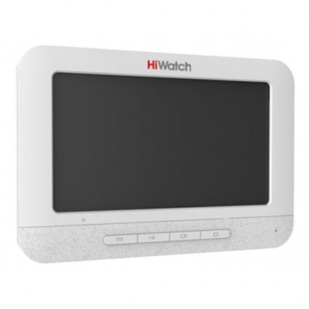 Видеодомофон аналоговый HiWatch, 7 дюймов, 800*480, белый (DS-D100MF) (Код: УТ000013978)