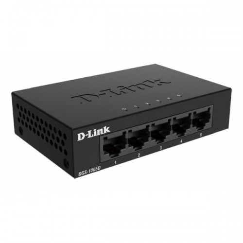 Неуправляемый коммутатор 05 портов D-Link DGS-1005D ( 5x1Гбит/с) 