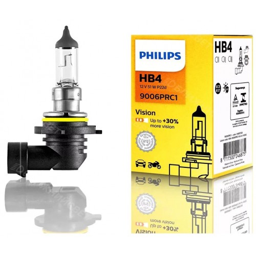 Галогеновая лампа Philips HB4 (51W 12V) Vision 1 шт (9006PRC1) (К