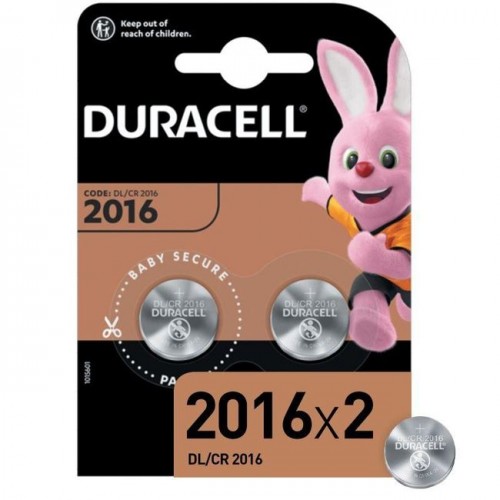 Элемент питания Duracell CR2016 2BL (10/100/12800) (Код: УТ000002...