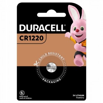 Элемент питания Duracell CR1220 1BL Lithium 3V (1/10/100) (Код: УТ000011422)