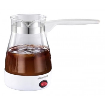 Кофеварка электрическая турка Starwind STG6050 белый (600 Вт, молотый, 600 мл) (Код: УТ000033839)