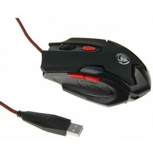 Мышь DIALOG Gan-Kata MGK-10U, черная, USB, проводная, игровая, 6 