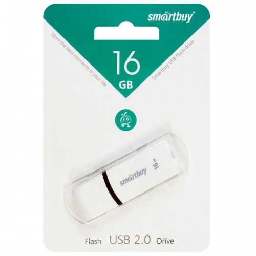 USB Flash накопитель Smartbuy 16GB Paean белый