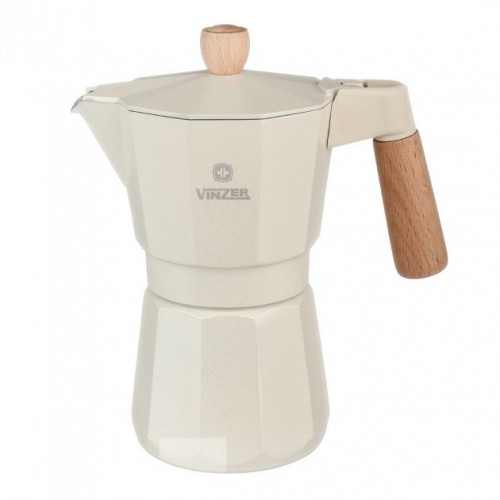 Кофеварка гейзерная Vinzer Latte Crema 89381 на 6 чашек