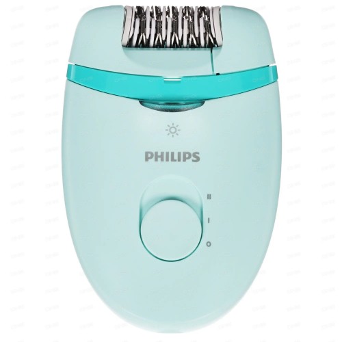 Эпилятор Philips BRE265/00 бирюзовый (скоростей - 2, пинцетов - 2