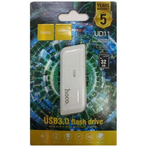 Флеш-накопитель HOCO 32Gb USB3.0 UD11 Wisdom Белый (6931474749291