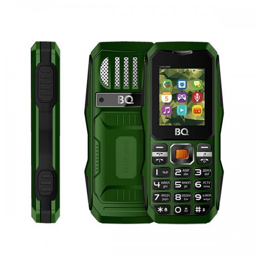 Мобильный телефон BQ 1842 Tank mini РСТ 32Mb/32Mb Зеленый