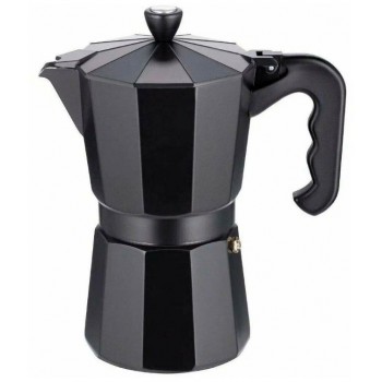Кофеварка гейзерная TECO TC-402-9 cups черн Объем 450 мл (Код: УТ000033270)