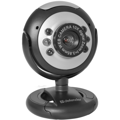 Камера Web Defender C-110, чёрная, 0.3 Мп., USB 2. (Код: УТ000008