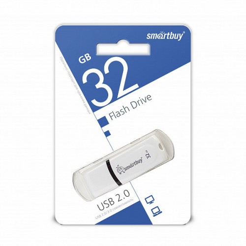 USB Flash накопитель Smartbuy 32GB Paean белый
