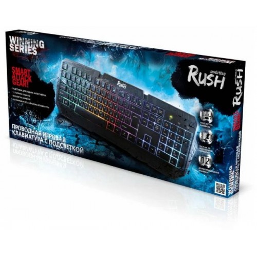 Клавиатура игровая Smartbuy RUSH 330 USB черная (SBK-330G-K)/20 (