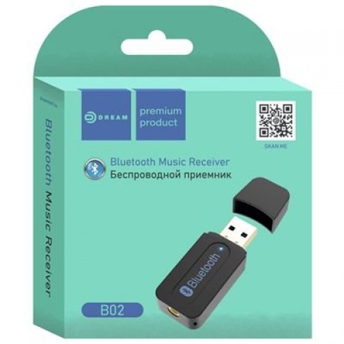 Ресивер Dream B02 Bluetooth черный (Код: УТ000028904)