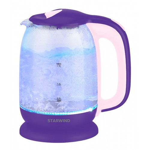 Чайник электрический Starwind SKG1513 фиолетовый (2200 Вт, объем 