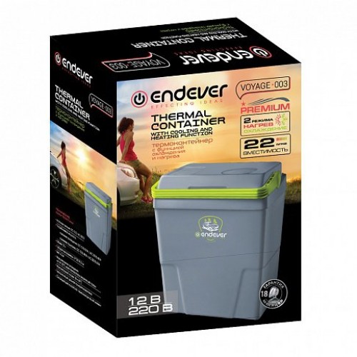 Автохолодильник Endever VOYAGE-003 (22л) (Код: УТ000019352)