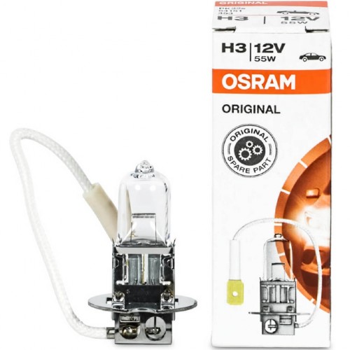 Галогеновая лампа Osram H3 (55W 12V) Original line 1 шт	 (Код: УТ