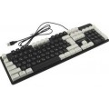 Проводная игровая клавиатура Defender Dark Knight GK-077 RU,бел-черн,104кн,радужная (1/20) (Код: УТ000033639)