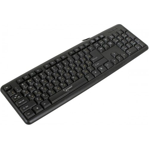 Клавиатура Gembird KB-8320U-BL, проводная, USB, черный, (KB-8320U...