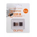 USB Flash накопитель Qumo 8 Гб Nano Drive Stay-in (Код: 00000002852)