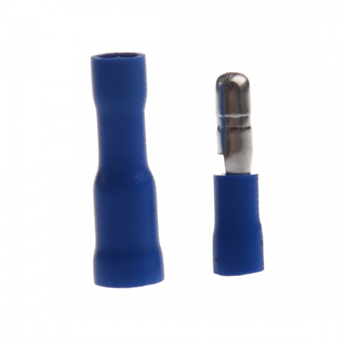 Коннектор обжимной Ухо массы синее RM37-1402(8mm)