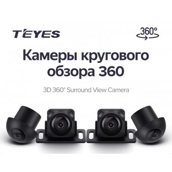 TEYES 3D 360 360 Surround View Camera For Toyota Volkswagen VW Hyundai Kia Renault Suzuki Honda Audi Lada Nissan 720P (Код: УТ000016832)