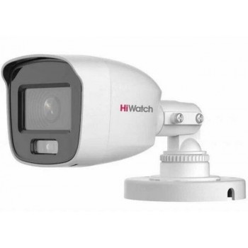 Видеокамера аналоговая 2 Mp уличная HiWatch цилиндрическая, f: 3.6 мм, 1920*1080, LED:20 м (DS-T200L (Код: УТ000033795)