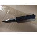 Нож складной фронтальный MICROTECH 132-1 (чёрный)  (22см) (Код: УТ000032464)
