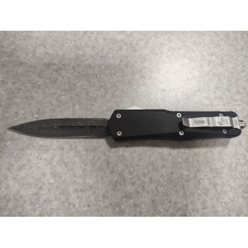 Нож складной фронтальный MICROTECH A07-2F (чёрный)  (22см) (Код: 