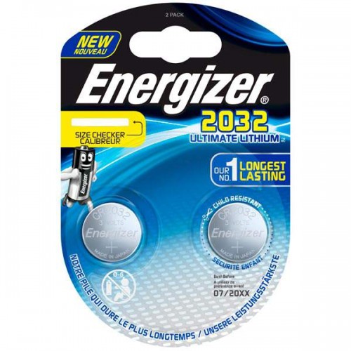 Элемент питания Energizer CR2032 2BL 2 / 20 / 200 (цена за 1 шт (...