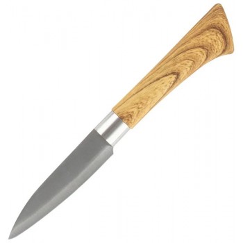 Нож с пластиковой рукояткой под дерево FORESTA для овощей 9 см (Код: УТ000028925)