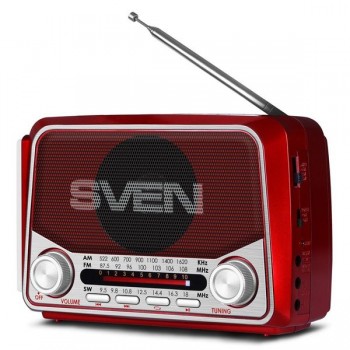 Радиоприемник Sven SRP-525 RED (Код: УТ000006806)
