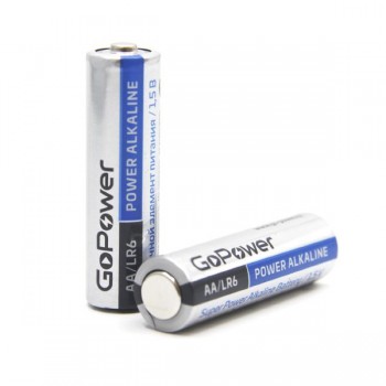 Элемент питания GoPower LR6 AA Shrink 2S Alkaline 1.5V (2/40/800) (цена за 1 шт (не блистер) (Код: УТ000006714)
