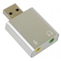Внешняя звуковая карта Z30 USB 7.1 (Black)  10pcs (Код: УТ000025400)