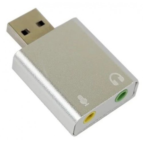 Внешняя звуковая карта Z30 USB 7.1 (Black)  10pcs (Код: УТ0000254