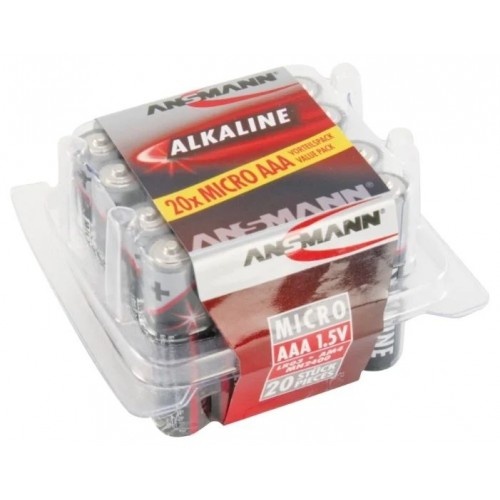 Элемент питания Ansmann Red LR03 20/200/600 20 BOX 5015538 (цена ...
