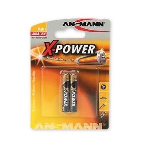 Элемент питания Ansmann X-Power AAAA (LR61) 1510-0005 2BL 2/20/10...
