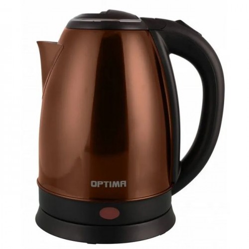 Чайник электрический Optima EK-1808SS шоколадный (Код: УТ00002573