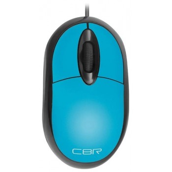 Мышь CBR CM 102, синяя, оптика, 1200dpi, провод 1,3м, USB (Код: УТ000025620)