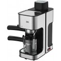 Кофеварка рожковая BQ CM4000 черный/серебрисый (800 Вт, молотый, капучинатор: ручной, 2400 мл) (Код: УТ000025308)