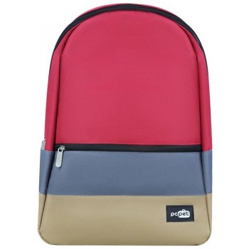 Рюкзак для ноутбука 15.6" PC PET PCPKB0015RG, Полиэстер, Красный/Серый (PCPKB0015RG) (Код: УТ000021891)