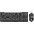 Набор Defender York C-777 RU, клавиатура + мышь, черный,мультимедиа (Код: УТ000024689)